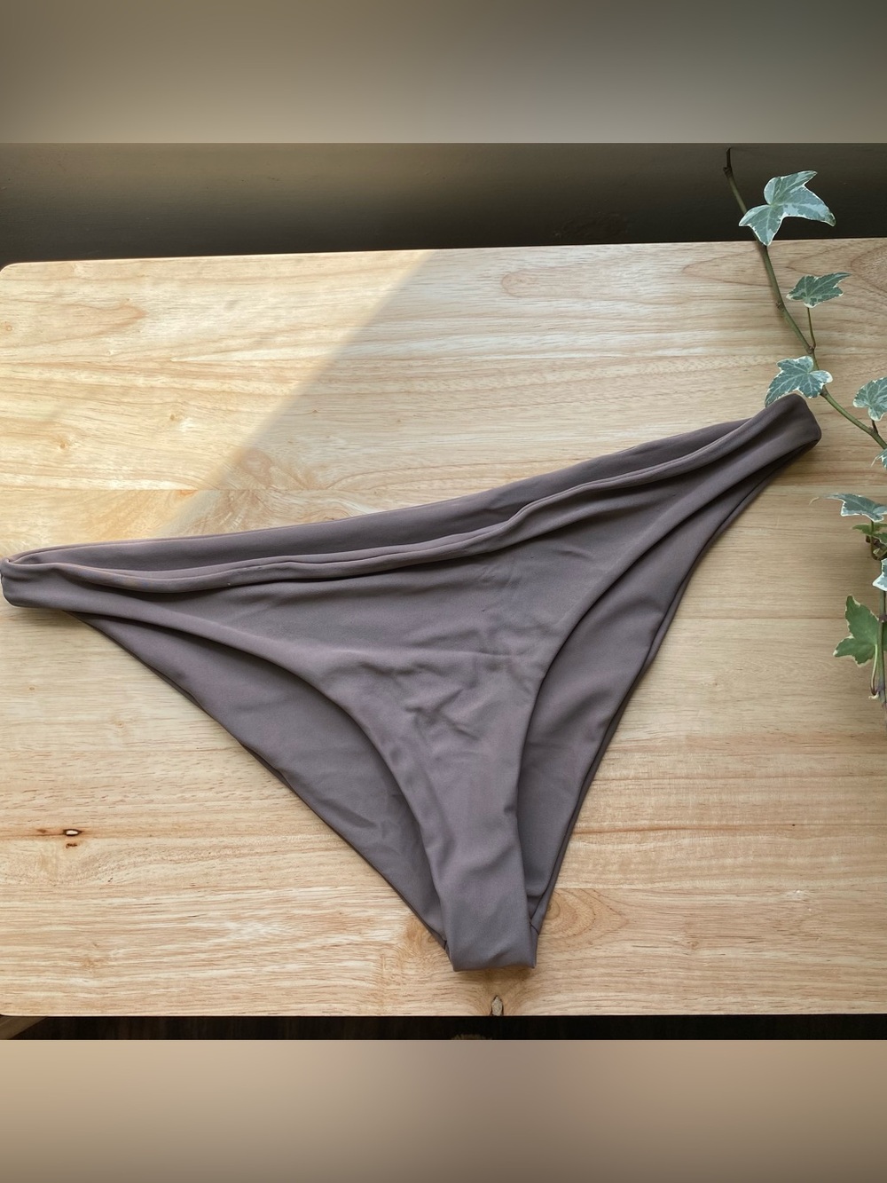 Women’s brown Bikini Bottom - Classic Swimwear